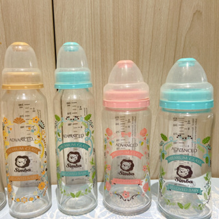 ！6支$500！小獅王 蘿蔓晶鑽寬口玻璃奶瓶180ML 270ML 標準奶瓶240ML （二手不含奶嘴）