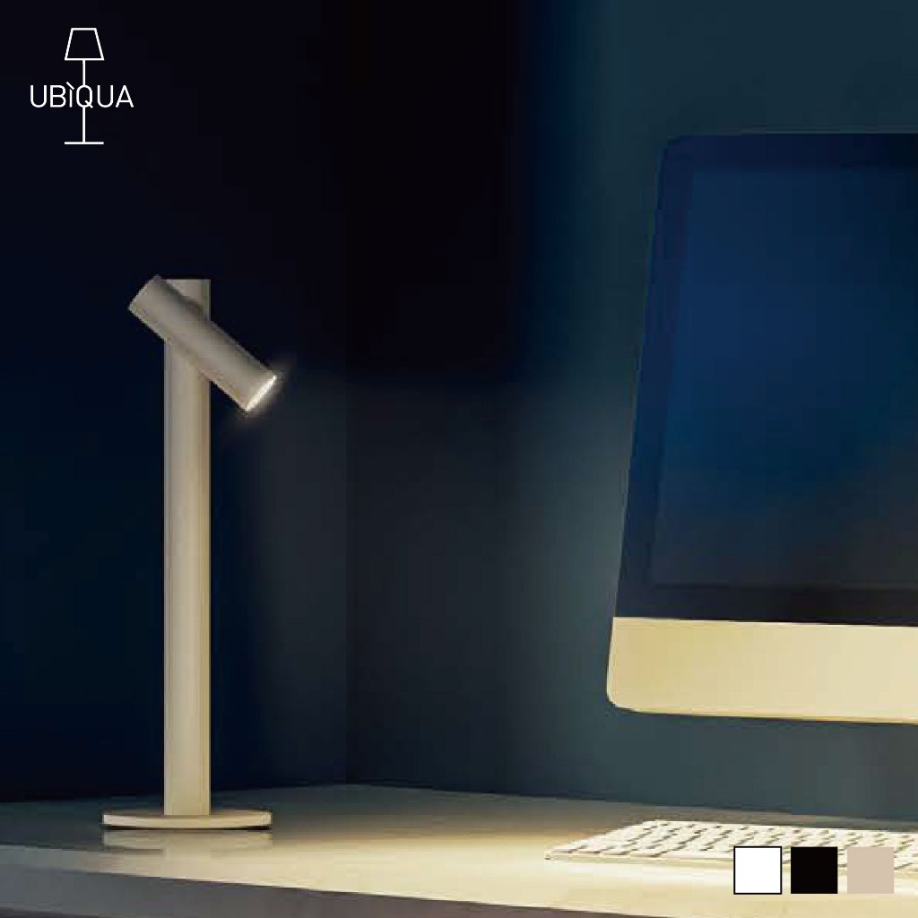 【UBIQUA義大利品牌】LED 2.2W/Zoom變焦 可拆式 USB充電桌燈 露營燈 可調光 防水 野餐燈 禮物精選