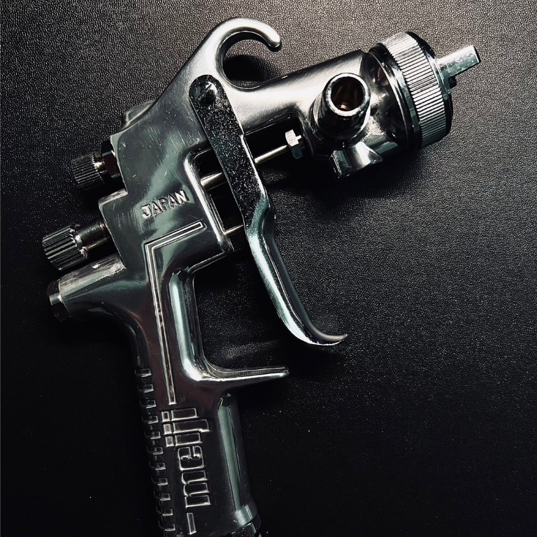 專業正版日本原裝 meiji Spray gun F100-G13T 噴槍 口徑1.3mm (附400ml 噴杯)