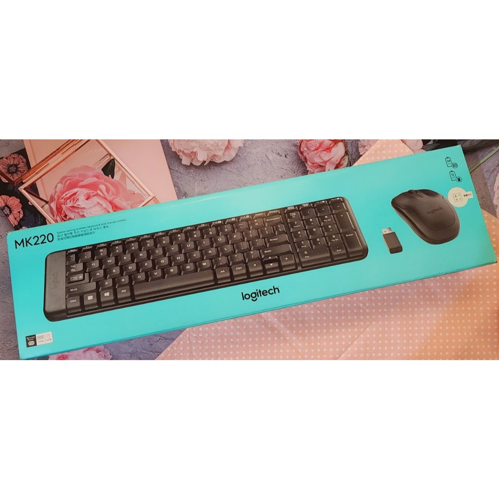 【Logitech 羅技】 MK220 無線鍵盤滑鼠組 全新