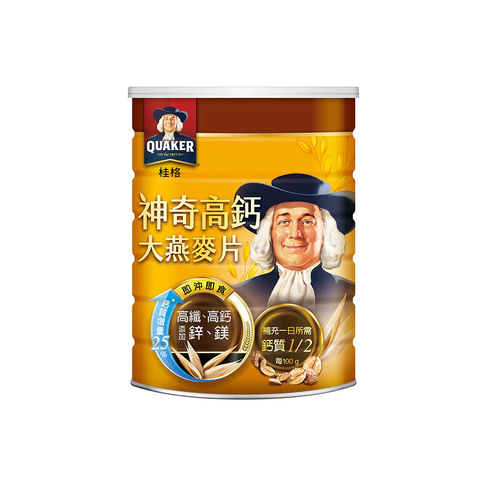 【桂格】神奇高鈣大燕麥片700g/罐 早安健康嚴選