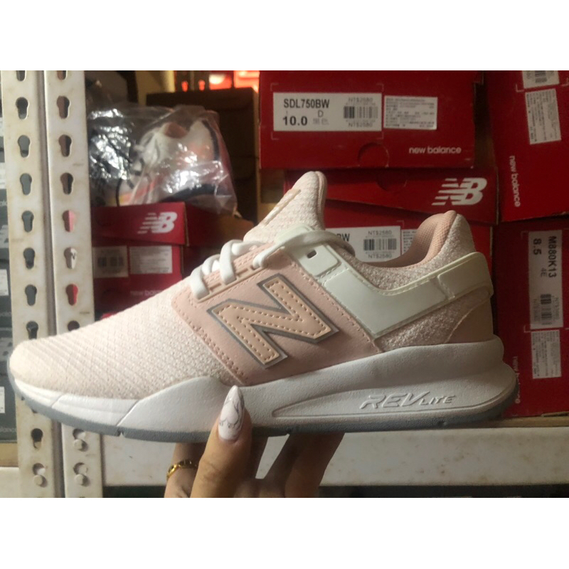 OH SHOSE👟出清特賣Nb247 new balance 247 WS247TI 粉色 襪套式 女 慢跑鞋 休閒鞋