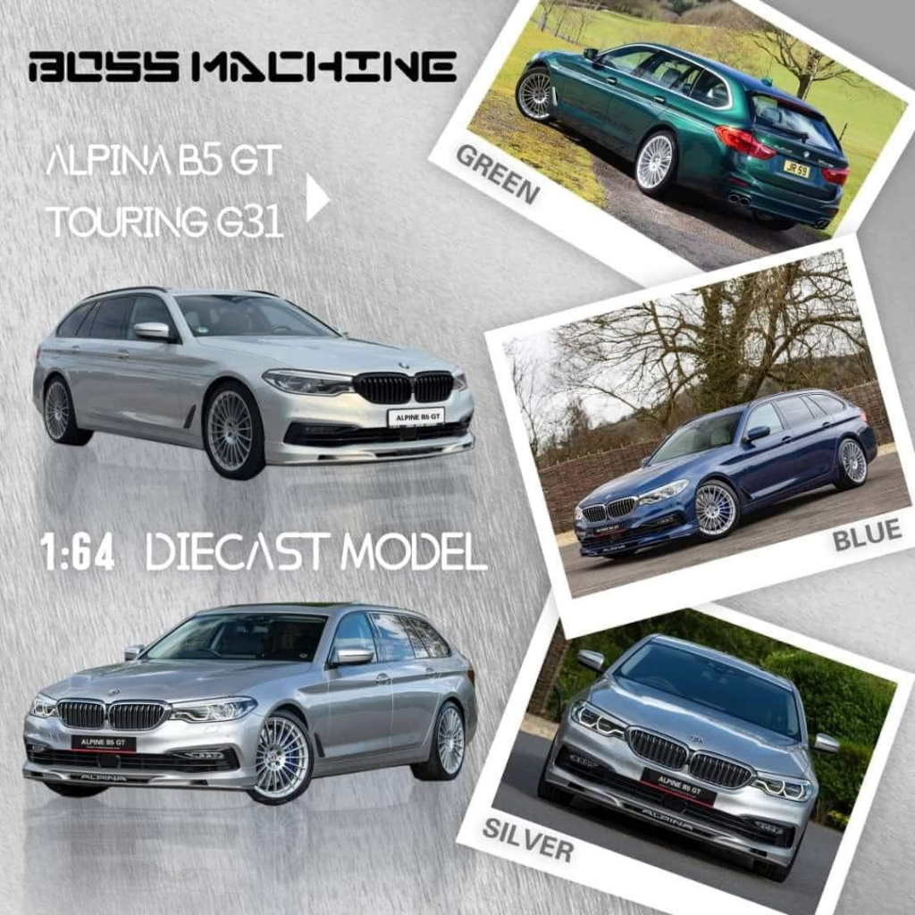 玩具偉富 預購24年8月 BM BMW Alpina B5 Biturbo Touring G31 銀