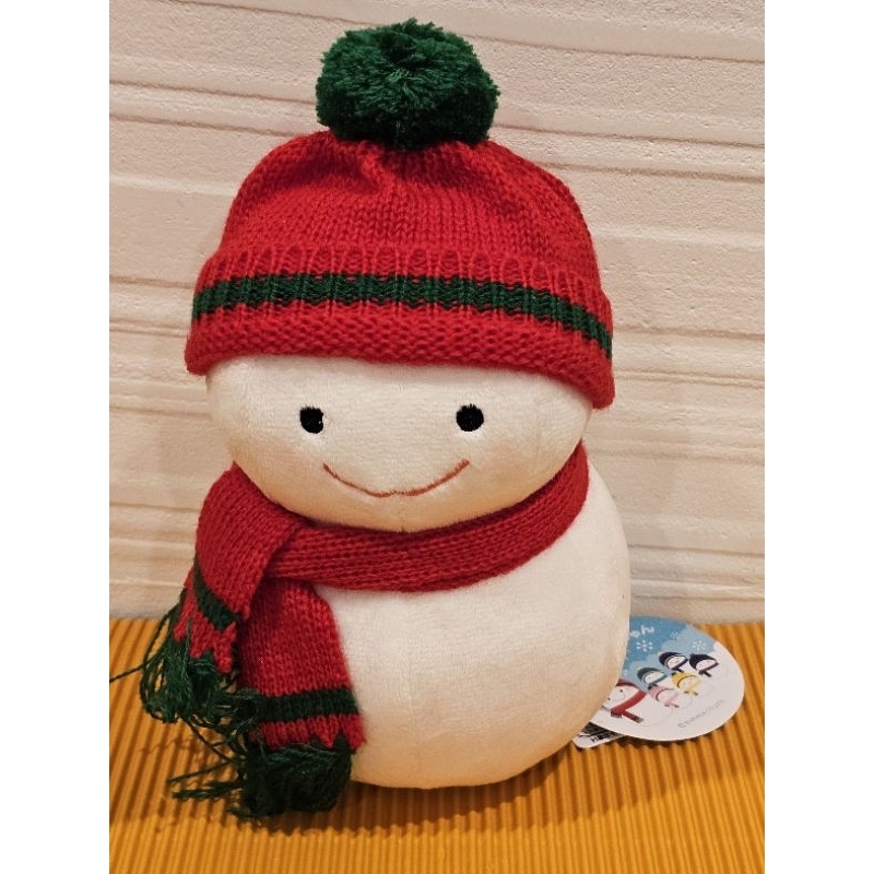 雪人娃娃 雪人玩偶 針織帽子及圍巾 日本發行正版新品現貨