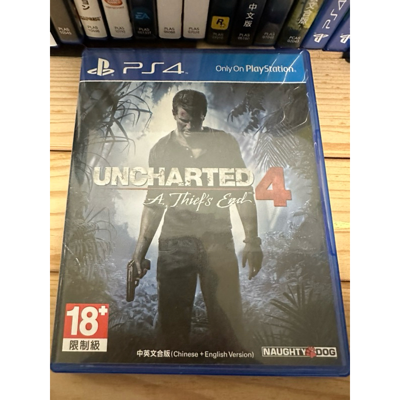 PS4 二手遊戲片 秘境探險 4 盜賊末路 UNCHARTED 4 A Thief's End 中英文合版