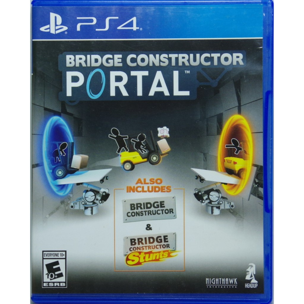 &lt;譜蕾兒電玩&gt;(二手)PS4 傳送門：造橋總動員 英文版 Bridge Constructor Portal