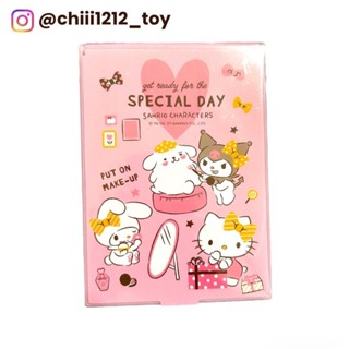【三麗鷗Hello Kitty】Sanrio party 中立鏡 隨身鏡 鏡子 立鏡 化妝鏡 立鏡 桌上立鏡