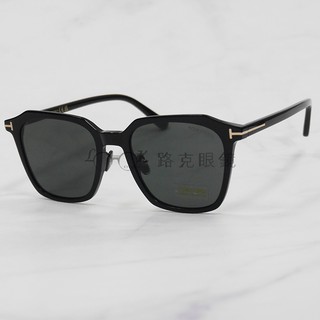 【LOOK路克眼鏡】TOM FORD 太陽眼鏡 黑框 灰黑色鏡片 TF971K 01A