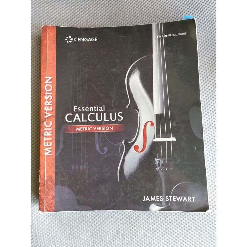 舊書 Essential CALCULUS Metric Version 原文書