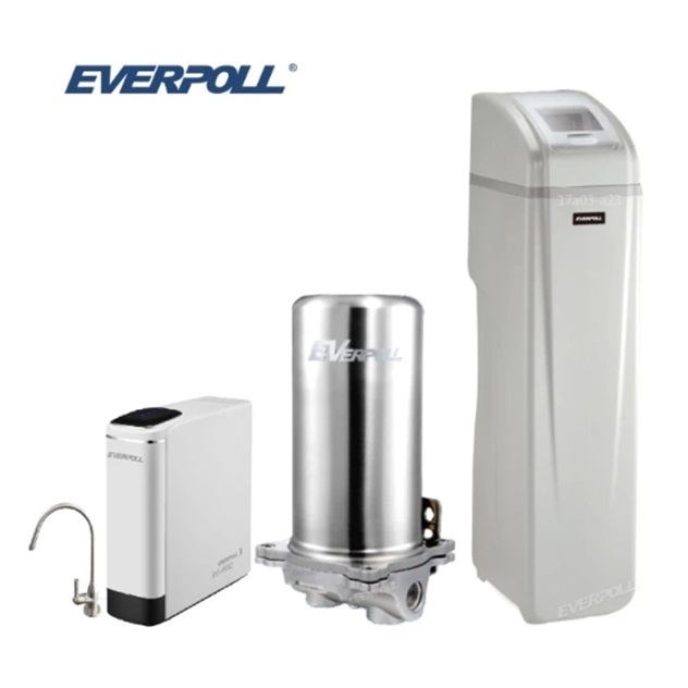 EVERPOLL 傳家寶全戶濾淨+智慧型軟水機+直出RO淨水器(FH-301+WS-1500+RO-900G)