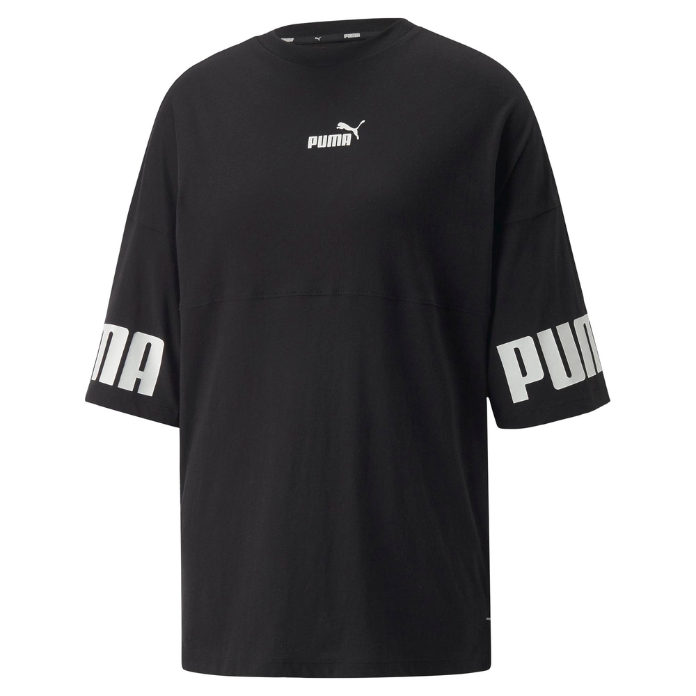 【PUMA】基本系列 Puma Power 撞色短袖T恤 女性 歐規 84995001 849950-01