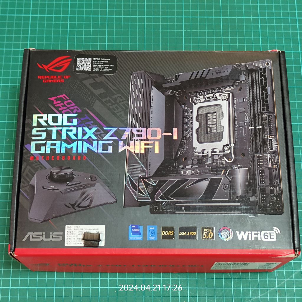 華碩 ASUS ROG STRIX Z790-I GAMING WIFI ITX主機板