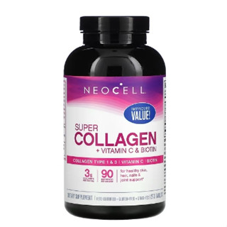 NeoCell 超級 膠原蛋白 維生素 C 和生物維生素 270 片