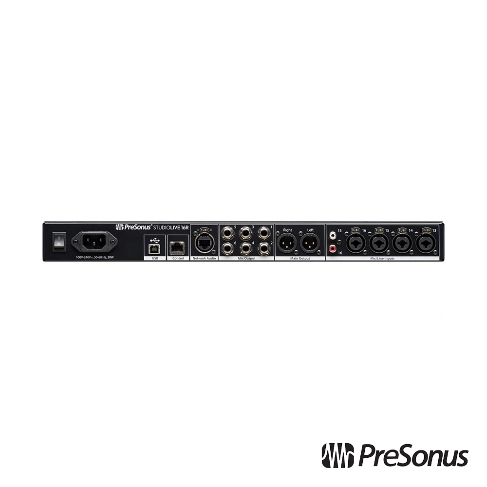 PreSonus StudioLive 16R 16軌 數位 麥克風 前級 1U Rack 版 公司貨