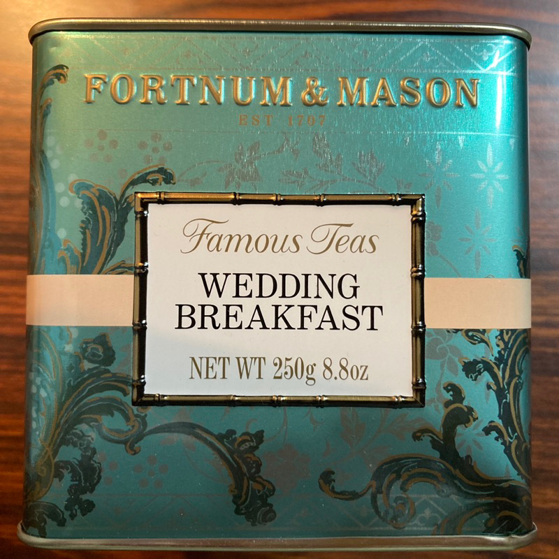 英國皇家認證品牌FORTNUM &amp; MASON茶葉罐裝250g Wedding Breakfast Blend。送禮首選