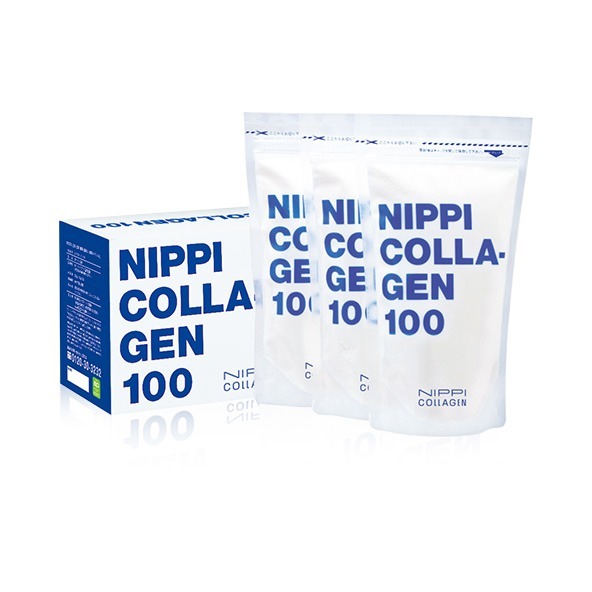 【日本直送】Nippi 膠原蛋白粉 110g 一袋/三袋 低分子 易吸收 溶解迅速 Collagen 100