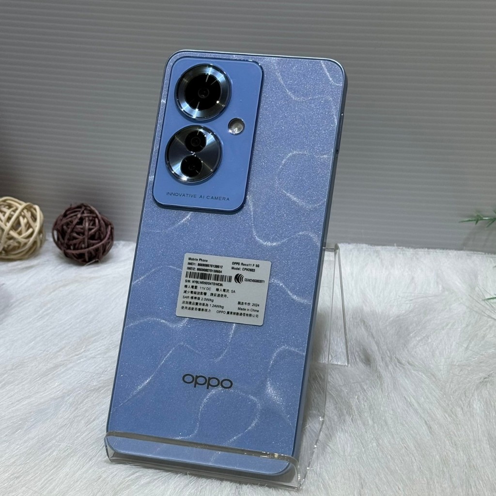 【小小女王】二手手機 中古機 OPPO手機 OPPO RENO11 F 12/256G 藍 編號38612保固內