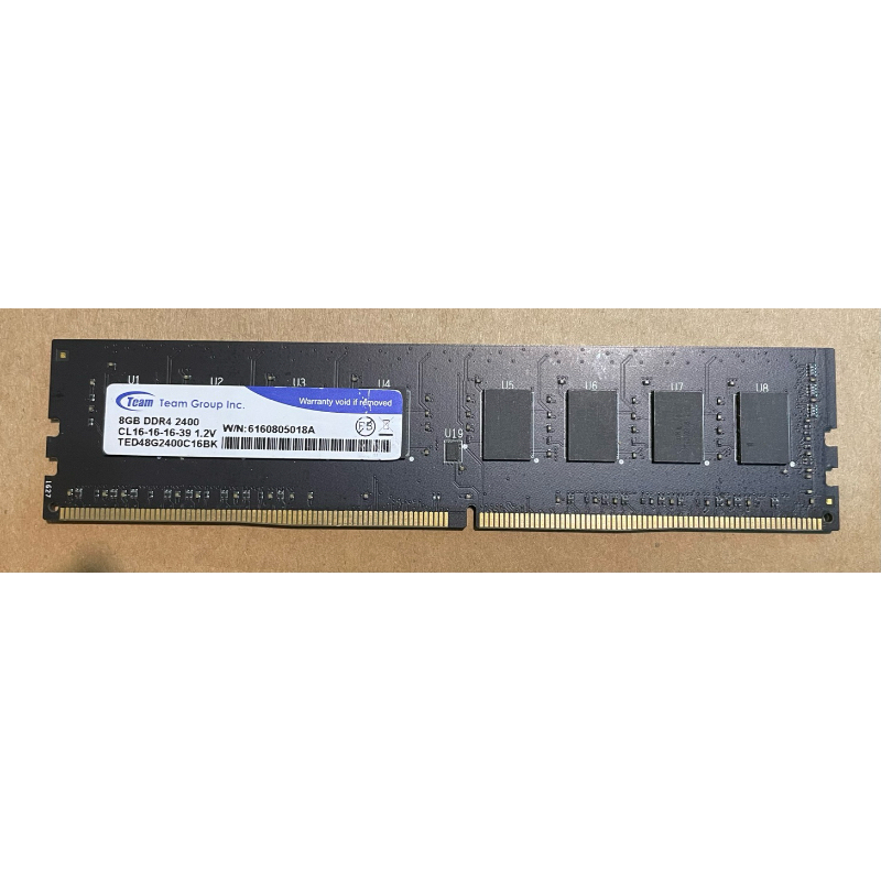 十銓 TEAM DDR4-2400 8GB 桌上型電腦使用記憶體