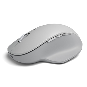 Microsoft 微軟 Surface Precision Mouse 精準藍牙無線滑鼠 人體工學藍牙滑鼠 月光灰