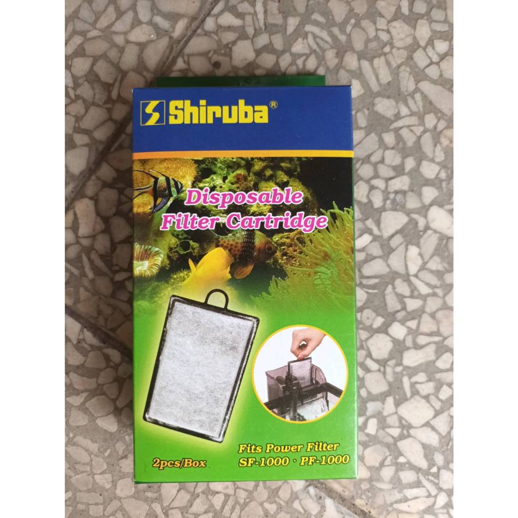 Shiruba銀箭 SF-1000．PF-1000 外掛過濾器專用插卡組  2入/盒