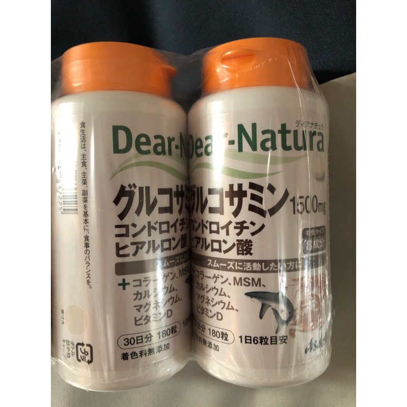 朝日 Dear-natura葡萄糖胺軟骨素玻尿酸30天份