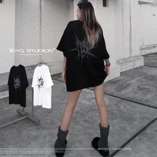 YG STUDIO | 變異 荊棘 美式 厚磅 短袖 T恤 上衣 OVERSIZE