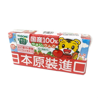 日本 可果美 kagome 巧虎 3入 蘋果蔬菜果汁 飲料 300ml