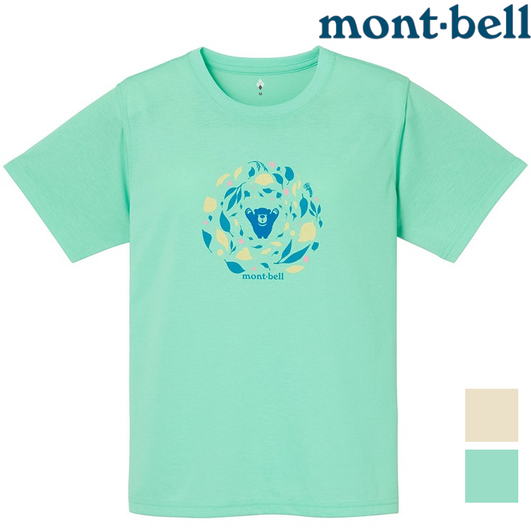 Mont-Bell Wickron 女款排汗衣 1114786 LEAF DANCE 葉舞熊