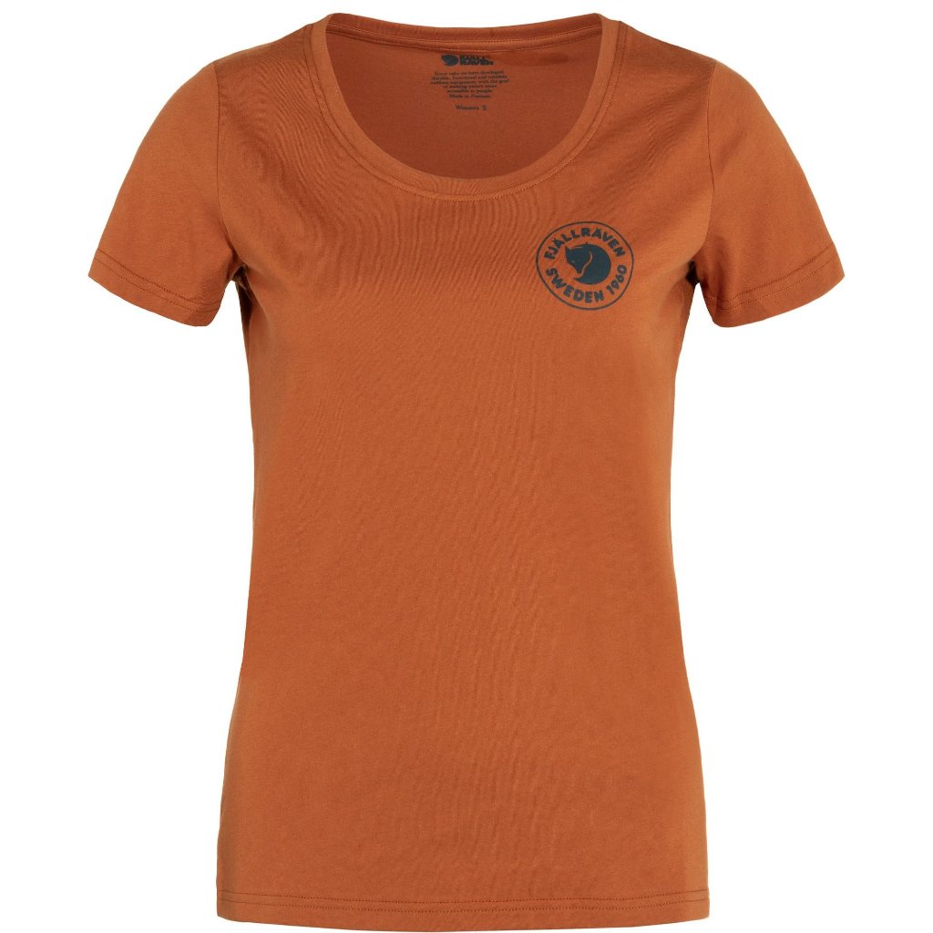 Fjallraven 北極狐 1960 Logo T-shirt W 女款 短袖T恤 F83513-243 赤陶棕