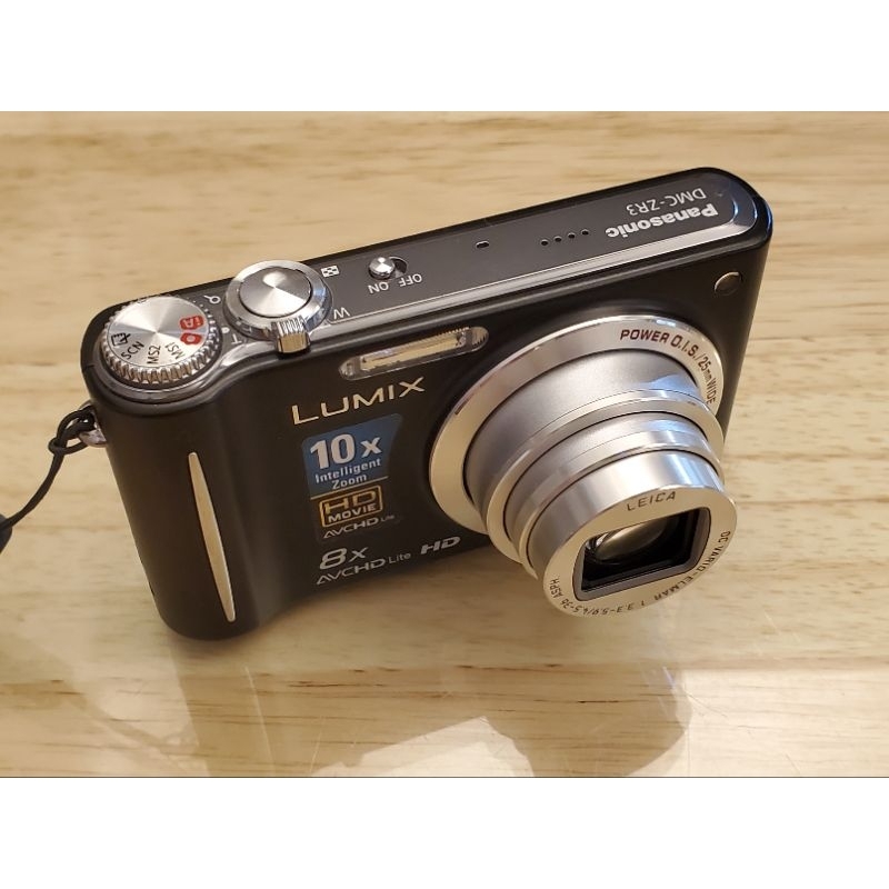 （暫售）二手Panasonic DMC-ZR3 數位相機 1410萬畫素功能正常 高畫素 附加電池無配件