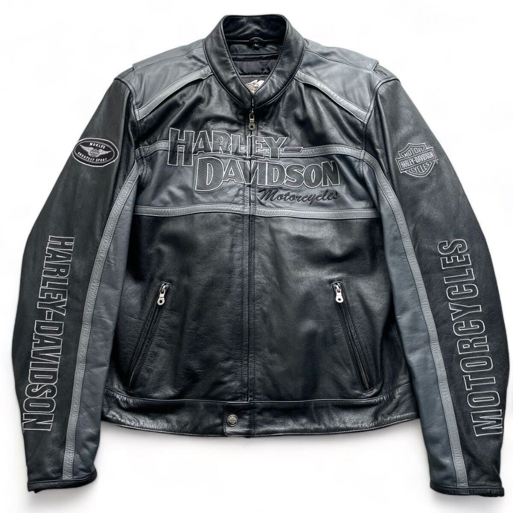 Harley-Davidson哈雷重機車機車硬漢騎車服皮夾克二手
