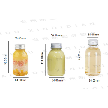 【整箱】小喜茶 喜茶圓瓶 冷泡茶瓶 飲料瓶 塑膠瓶 塑膠透明PET 透明寬口瓶