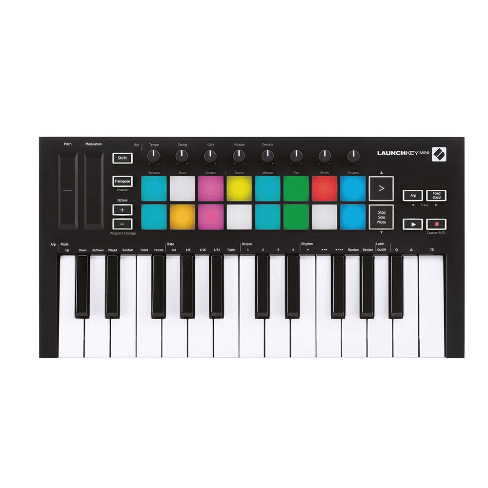 【Novation】LaunchKey mini MK3 25鍵MIDI主控鍵盤   | 穎凱公司貨 保固三年