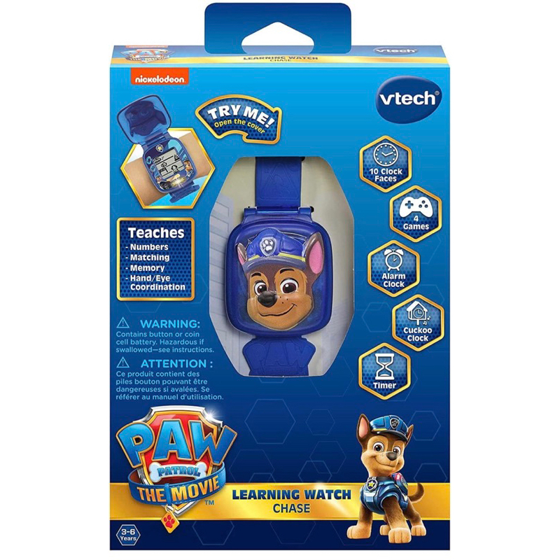 🔥現貨免運🔥 美國 VTech Paw Patrol 佩佩豬 汪汪隊 益智學習手錶 毛毛 阿奇 天天 時間觀念 益智遊戲