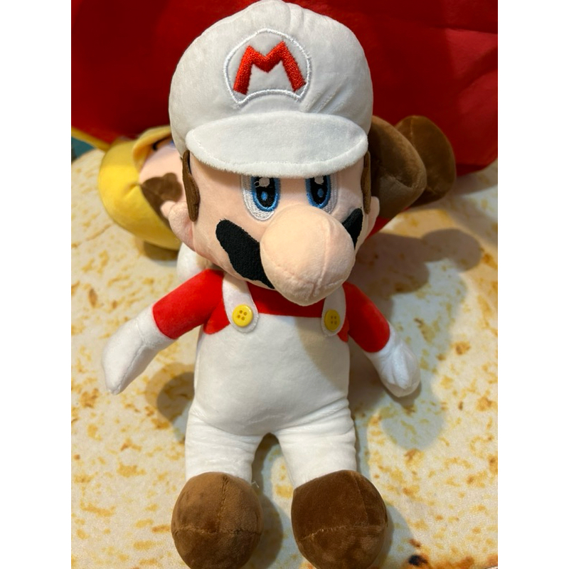 馬里奧瑪利歐毛絨玩具 超級瑪麗 Mario公仔娃娃30cm