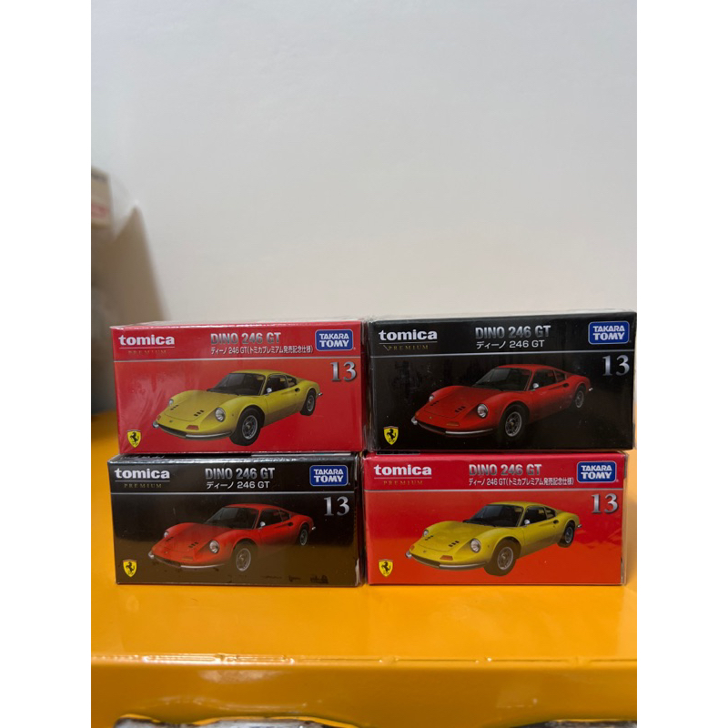 TOMICA PREMIUM 13 法拉利 Dino 246 GT 黑盒21組合售