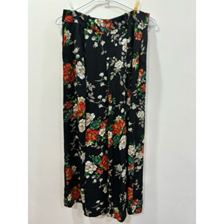 Moma 雪紡寬褲裙 夏季開衩寬褲裙 36號 專櫃 全新