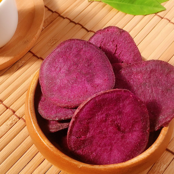 賀呀! 紫地瓜片 台灣製造 美味酥脆 蔬菜乾 蔬菜脆片
