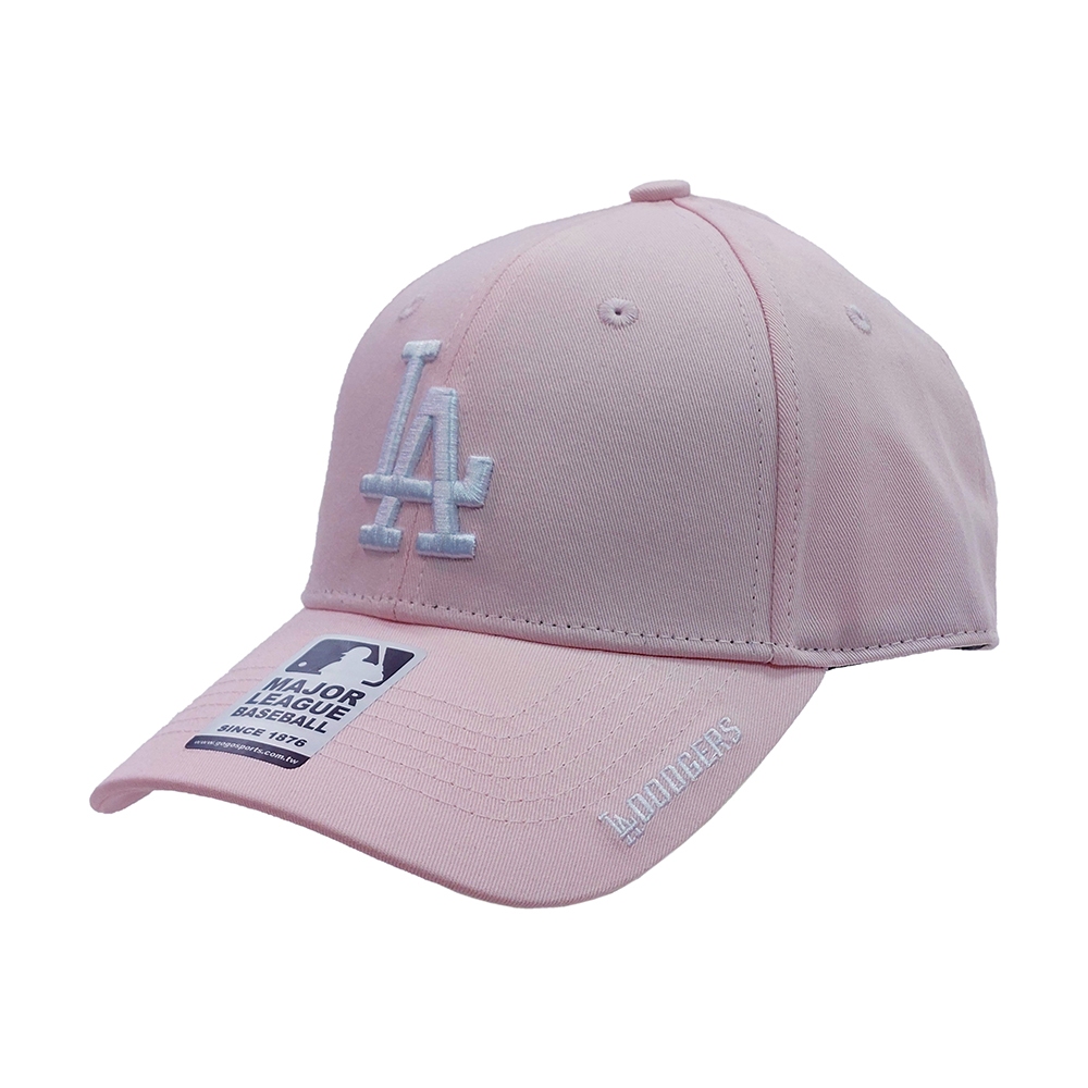 MLB-粉色可調式復古棒球帽 -道奇隊(5562002-814)