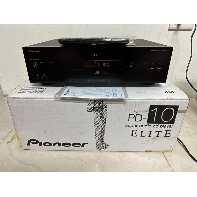 日本先鋒 PIONEER ELITE PD-10 CD播放機 雷射唱盤 USB SACD 附原廠遙控器 品項新~