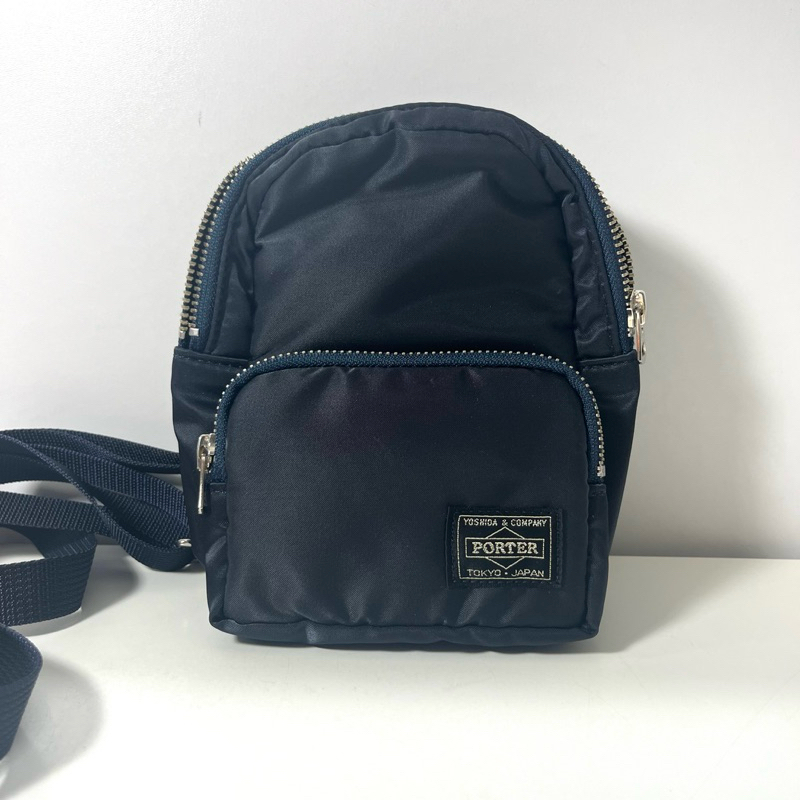 PORTER 背包 附布袋 等級B Rucksack mini 381-118158 Navy 二手 寶物工廠