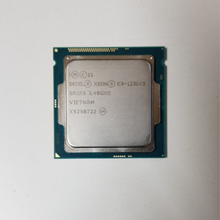 Intel Xeon E3-1231 v3 CPU 附原廠銅芯散熱風扇 1150腳位 2手良品