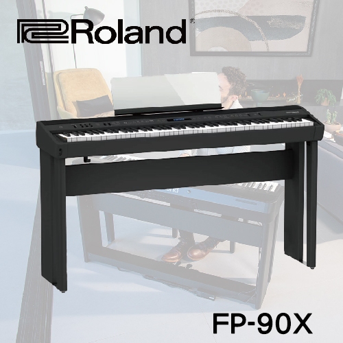 免運『Roland 樂蘭』數位鋼琴FP-90X數位鋼琴含架版 /黑色 /含全原廠配備/歡迎下單或蒞臨西門店賞琴🌹