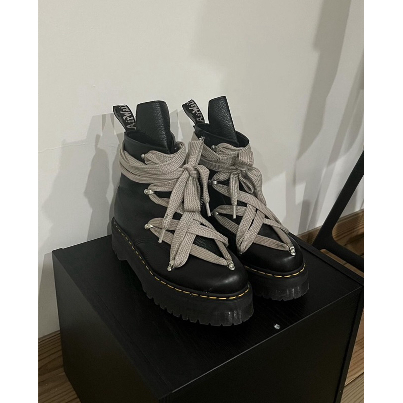 Rick Owens x Dr. Martens 1460 jumbo lace boots