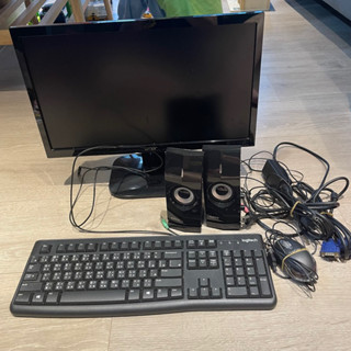 二手acer 螢幕、kinyo 喇叭、Logitech鍵盤