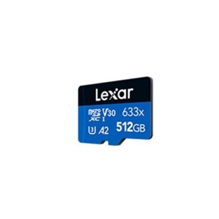 Lexar雷克沙 512G 633x microSDXC U3 A2 V30 高速記憶卡
