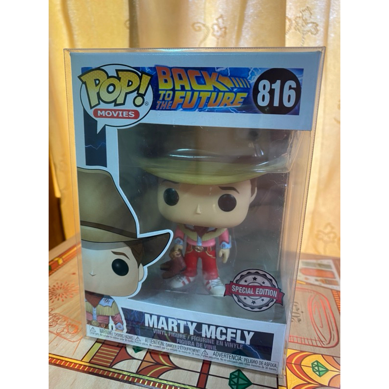 funko pop movies 816  mart McFly Cowboy 電影 回到未來 牛仔 馬蒂