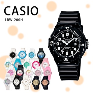 【WANgT】CASIO 卡西歐 LRW-200H 時尚活力輕巧易讀 旋轉圈 帶日期 多款多色 運動 學生錶 手錶