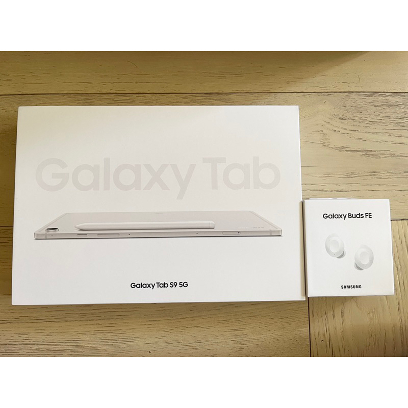 全新三星原廠samsung Galaxy Tab S9 書本式鍵盤皮套/s pen/fe 耳機