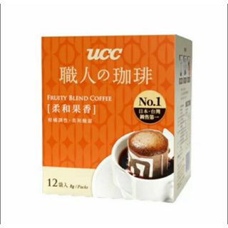 🌸4盒ucc柔和果香濾掛咖啡☕️12入/盒